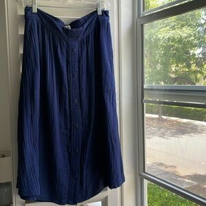 Pact cotton gauze skirt